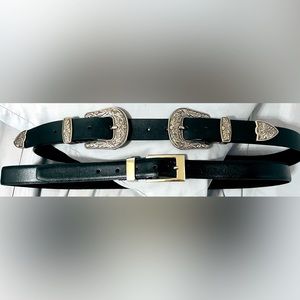 Black Leather Belts